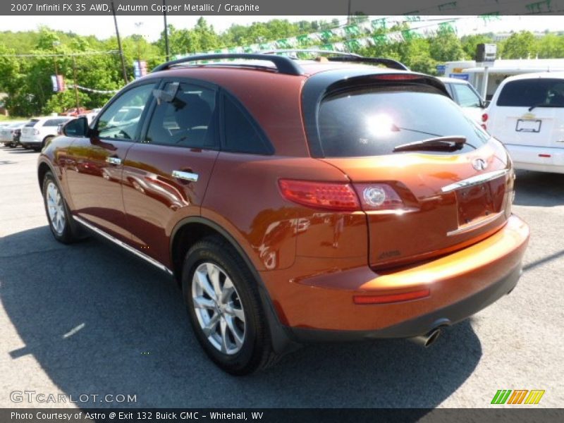 Autumn Copper Metallic / Graphite 2007 Infiniti FX 35 AWD