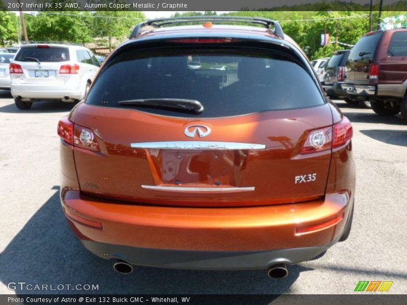 Autumn Copper Metallic / Graphite 2007 Infiniti FX 35 AWD