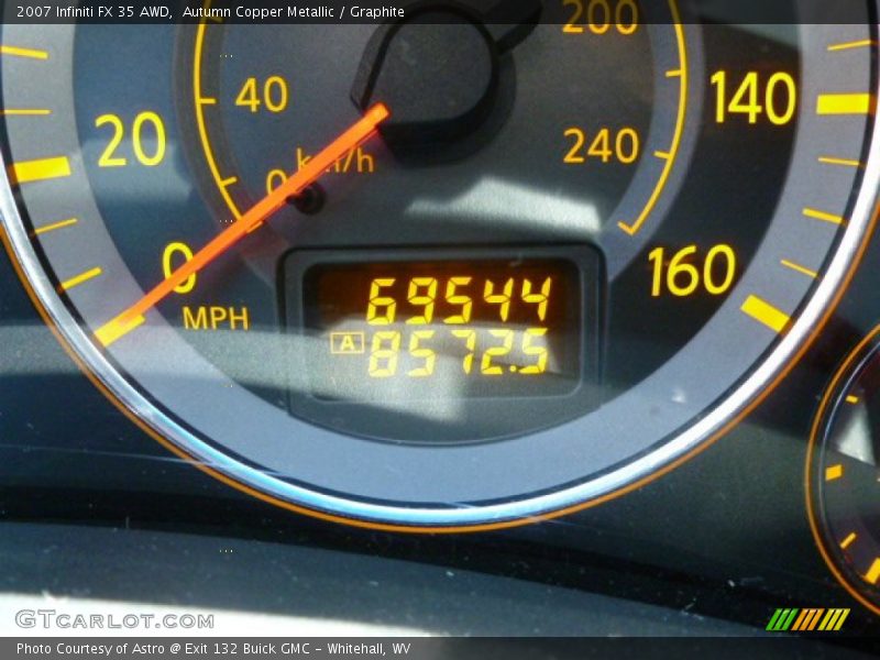 Autumn Copper Metallic / Graphite 2007 Infiniti FX 35 AWD