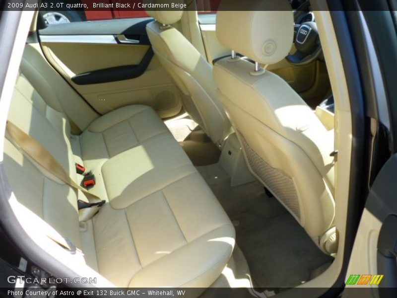 Brilliant Black / Cardamom Beige 2009 Audi A3 2.0T quattro