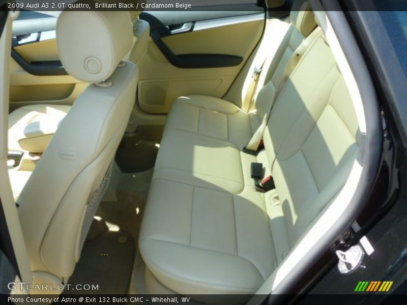 Brilliant Black / Cardamom Beige 2009 Audi A3 2.0T quattro