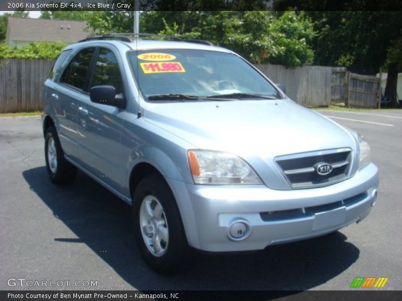 Ice Blue / Gray 2006 Kia Sorento EX 4x4