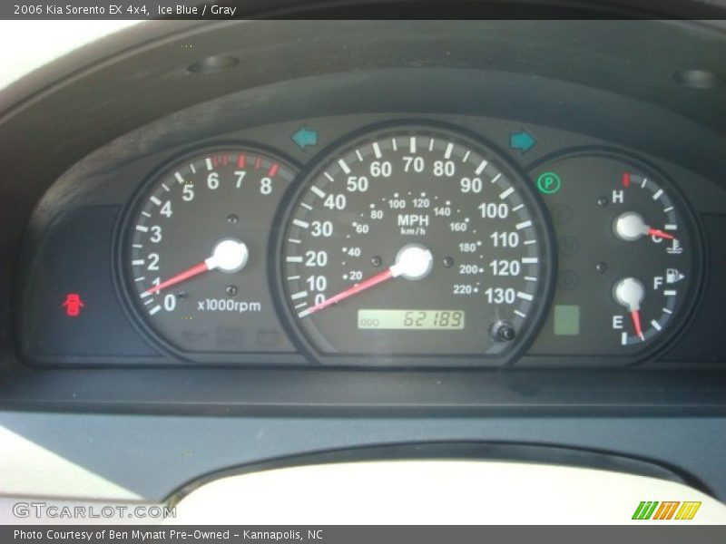 Ice Blue / Gray 2006 Kia Sorento EX 4x4