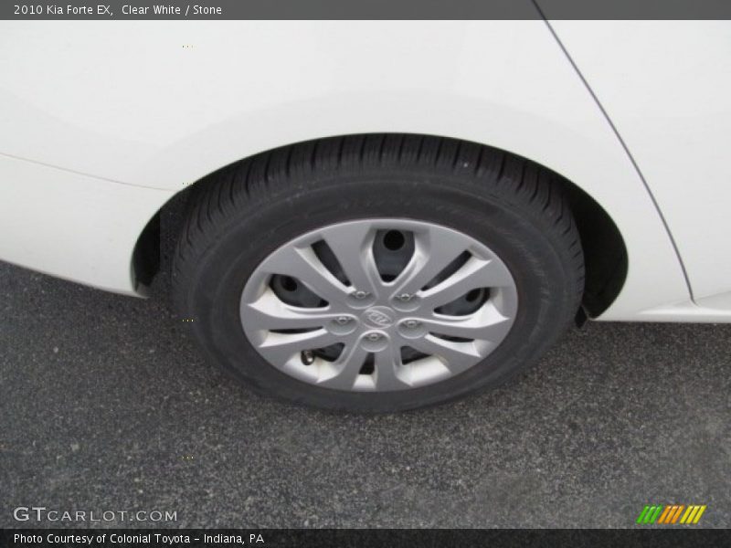Clear White / Stone 2010 Kia Forte EX