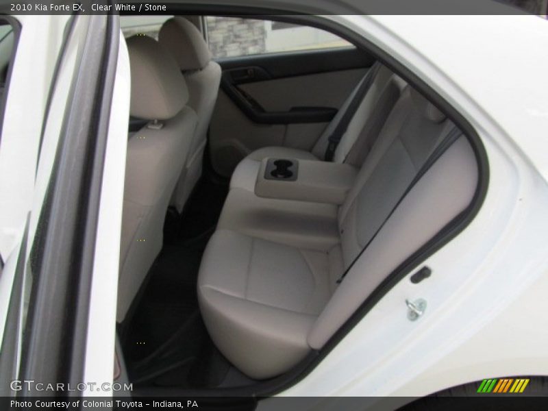 Clear White / Stone 2010 Kia Forte EX