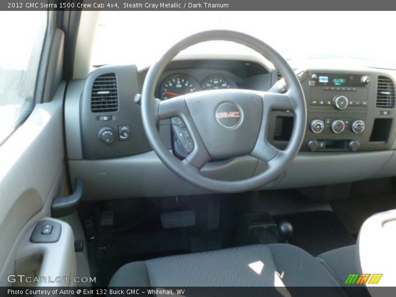 Stealth Gray Metallic / Dark Titanium 2012 GMC Sierra 1500 Crew Cab 4x4