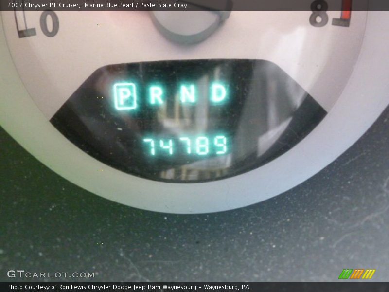Marine Blue Pearl / Pastel Slate Gray 2007 Chrysler PT Cruiser