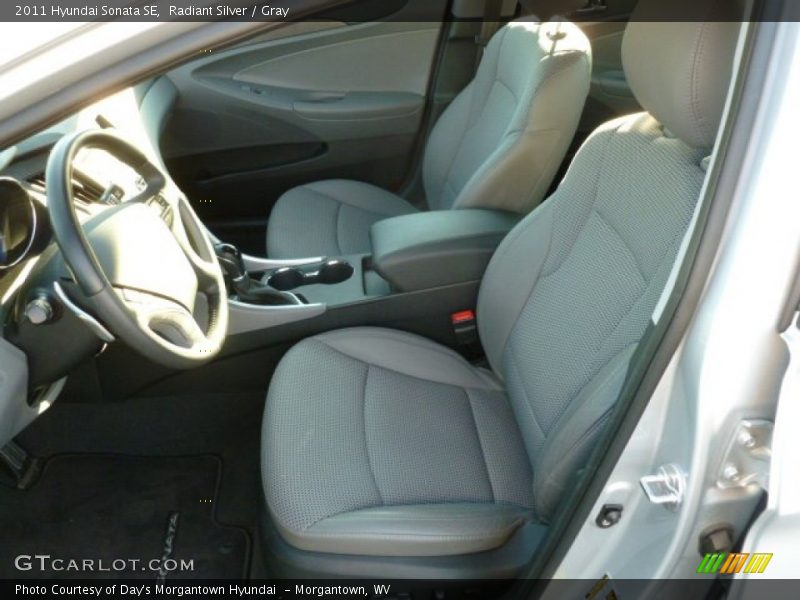 Radiant Silver / Gray 2011 Hyundai Sonata SE