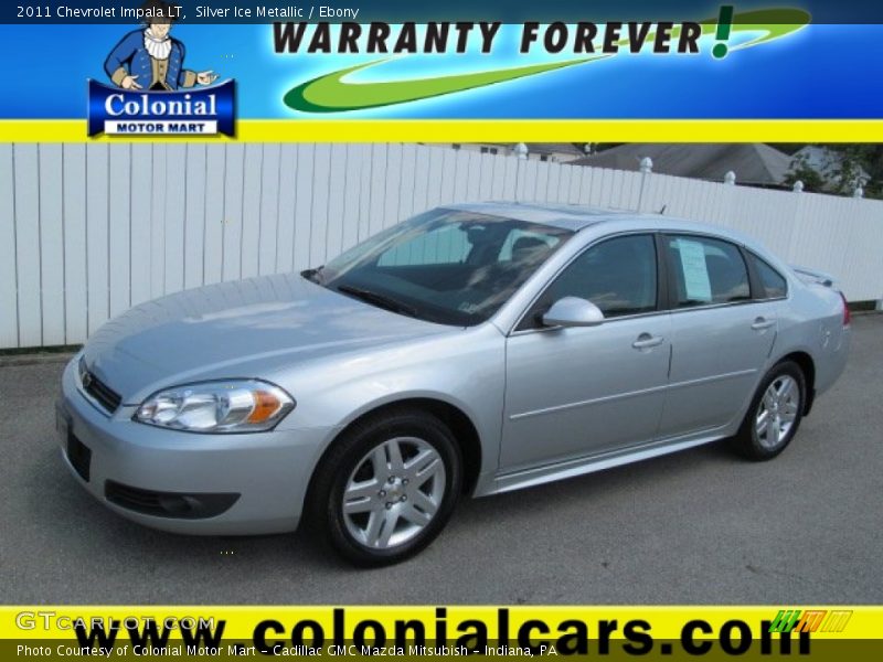 Silver Ice Metallic / Ebony 2011 Chevrolet Impala LT