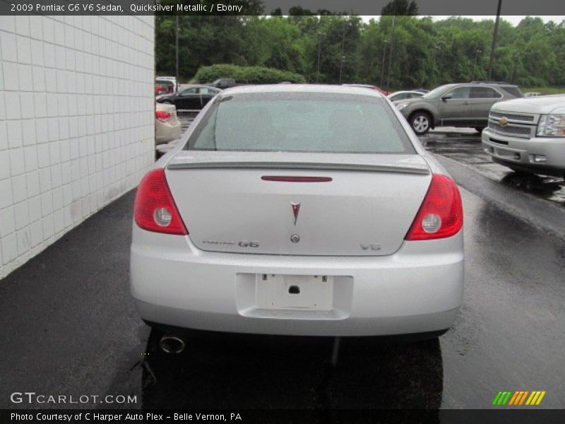 Quicksilver Metallic / Ebony 2009 Pontiac G6 V6 Sedan