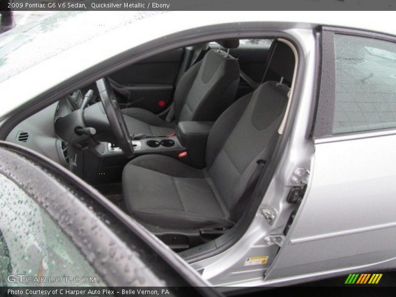 Quicksilver Metallic / Ebony 2009 Pontiac G6 V6 Sedan