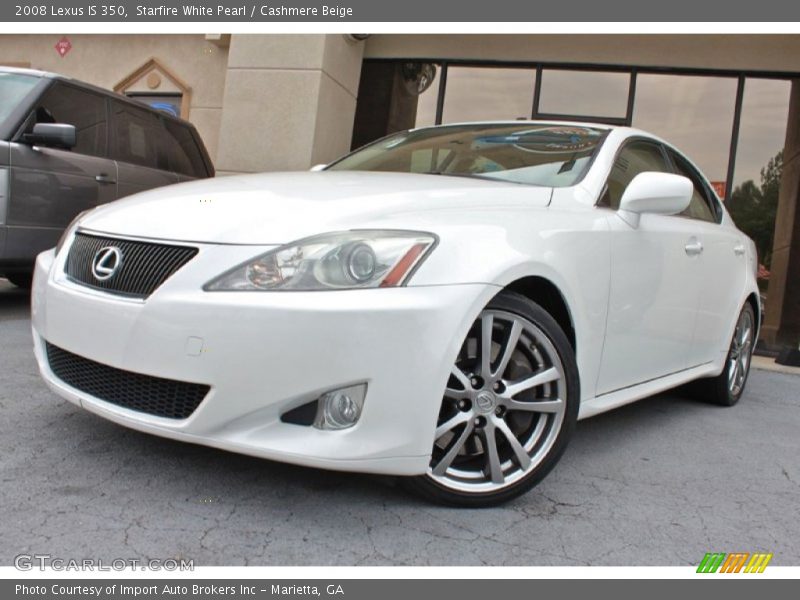 Starfire White Pearl / Cashmere Beige 2008 Lexus IS 350