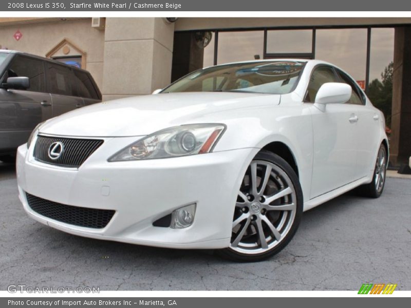 Starfire White Pearl / Cashmere Beige 2008 Lexus IS 350