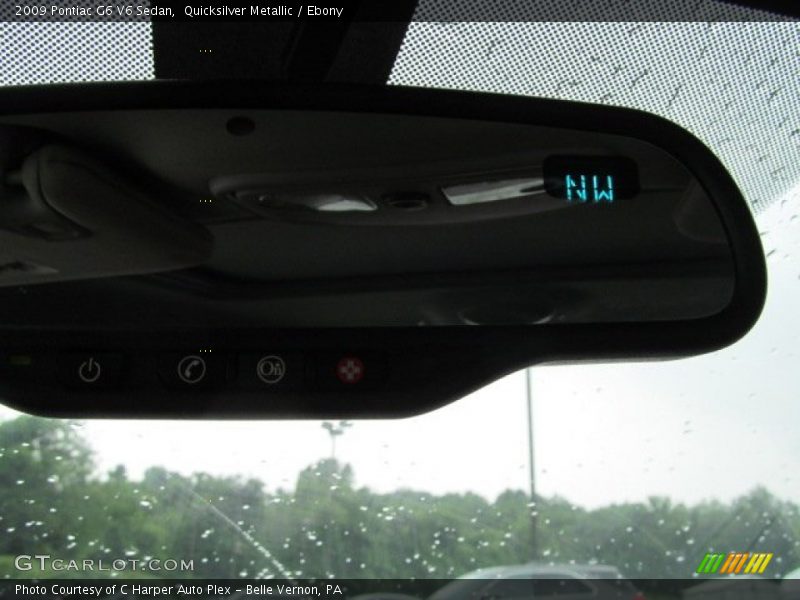 Quicksilver Metallic / Ebony 2009 Pontiac G6 V6 Sedan