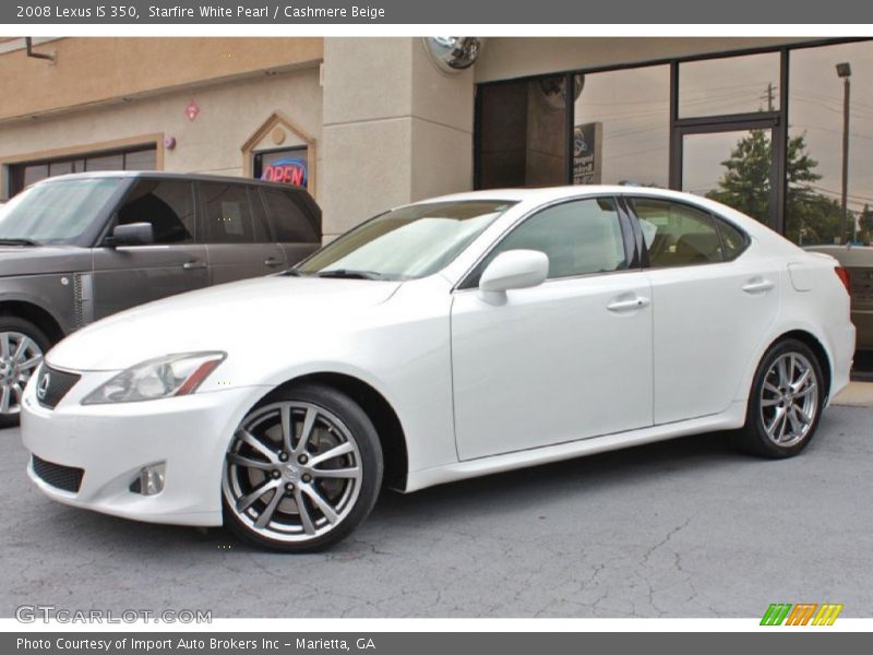Starfire White Pearl / Cashmere Beige 2008 Lexus IS 350