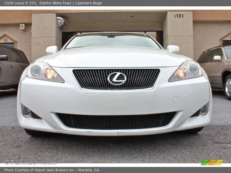 Starfire White Pearl / Cashmere Beige 2008 Lexus IS 350
