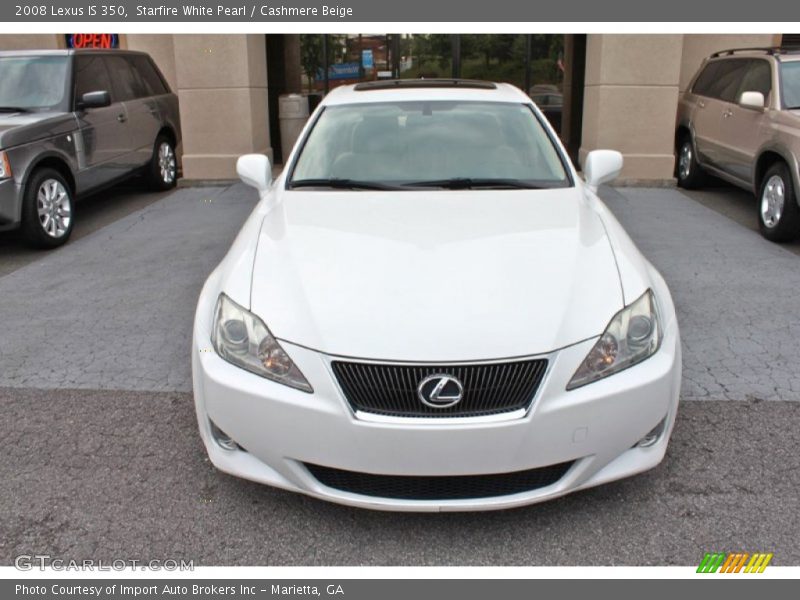 Starfire White Pearl / Cashmere Beige 2008 Lexus IS 350