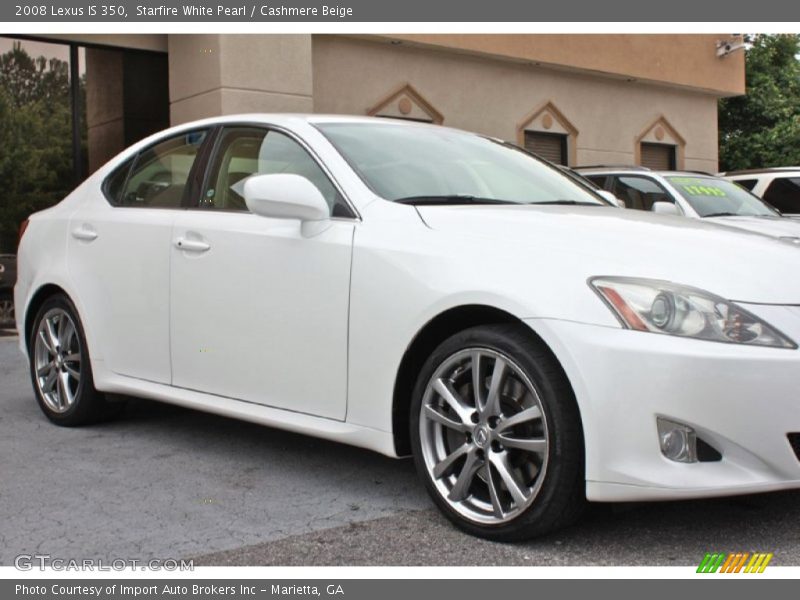 Starfire White Pearl / Cashmere Beige 2008 Lexus IS 350