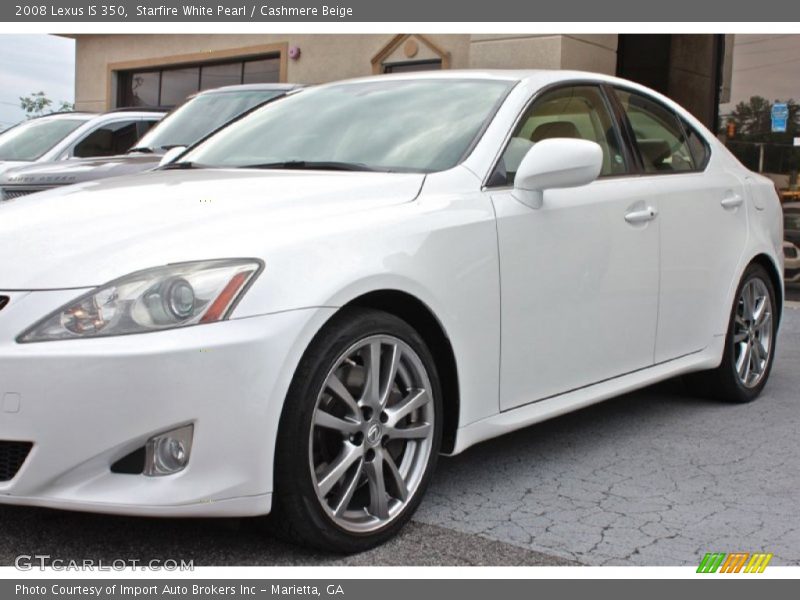 Starfire White Pearl / Cashmere Beige 2008 Lexus IS 350