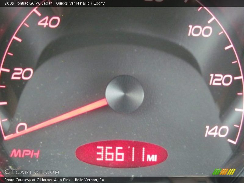 Quicksilver Metallic / Ebony 2009 Pontiac G6 V6 Sedan