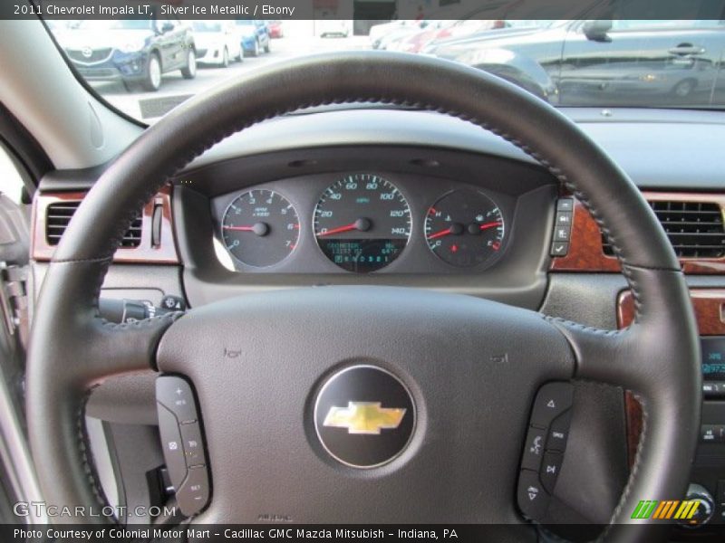 Silver Ice Metallic / Ebony 2011 Chevrolet Impala LT