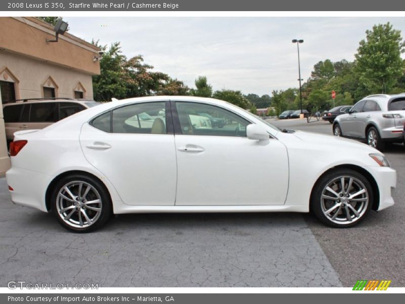 Starfire White Pearl / Cashmere Beige 2008 Lexus IS 350