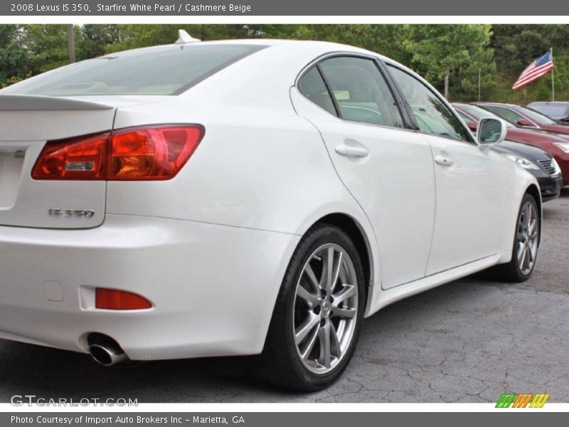 Starfire White Pearl / Cashmere Beige 2008 Lexus IS 350