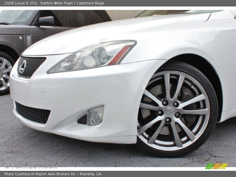 Starfire White Pearl / Cashmere Beige 2008 Lexus IS 350