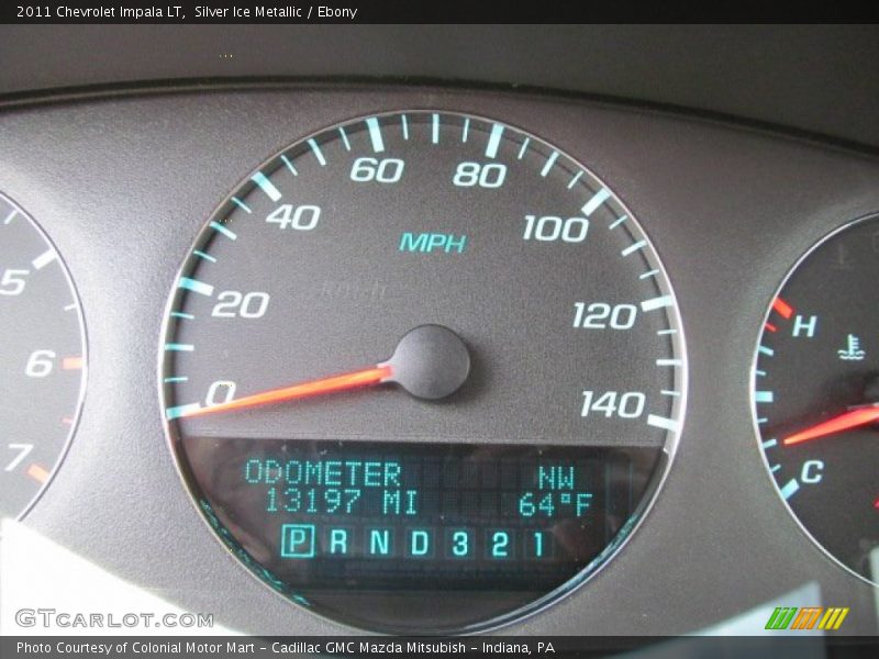 Silver Ice Metallic / Ebony 2011 Chevrolet Impala LT