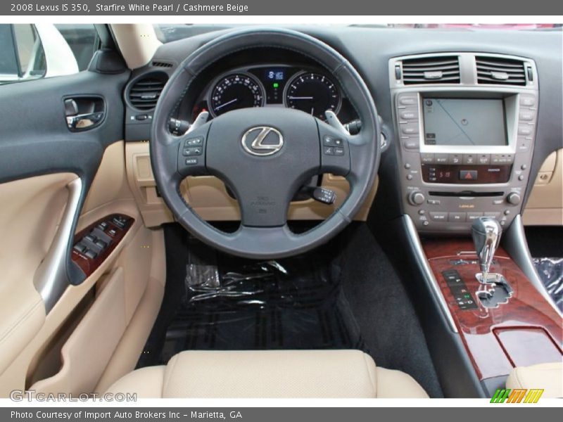 Starfire White Pearl / Cashmere Beige 2008 Lexus IS 350