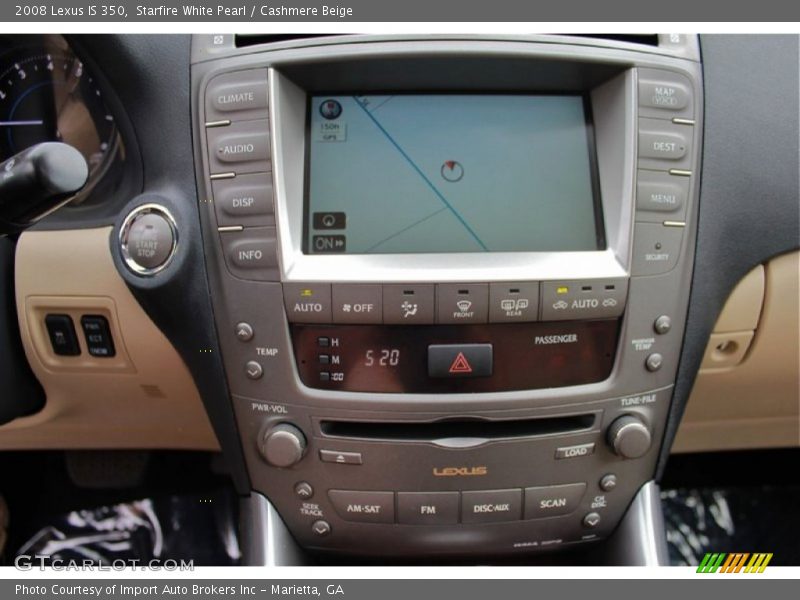 Starfire White Pearl / Cashmere Beige 2008 Lexus IS 350