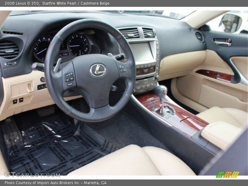 Starfire White Pearl / Cashmere Beige 2008 Lexus IS 350