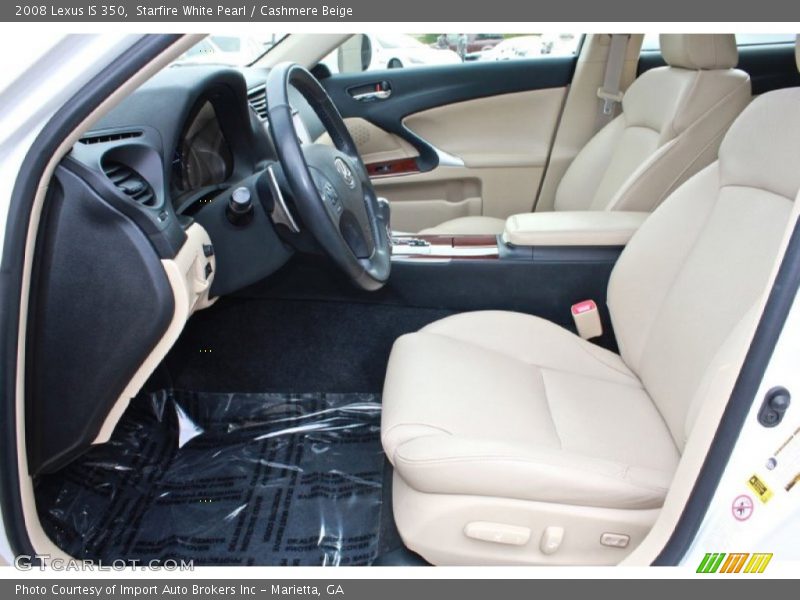 Starfire White Pearl / Cashmere Beige 2008 Lexus IS 350