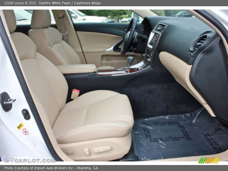 Starfire White Pearl / Cashmere Beige 2008 Lexus IS 350