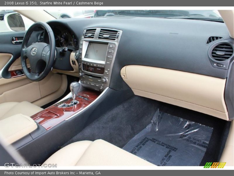 Starfire White Pearl / Cashmere Beige 2008 Lexus IS 350