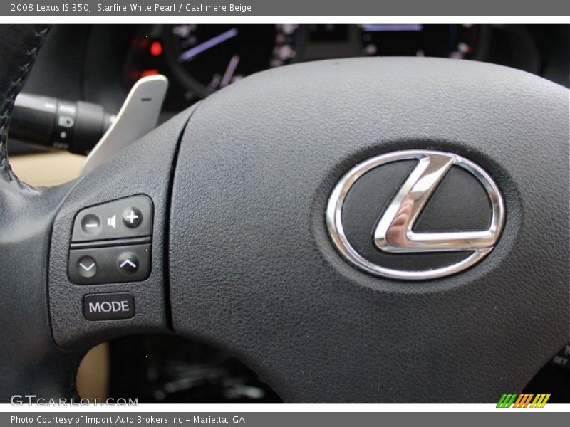Starfire White Pearl / Cashmere Beige 2008 Lexus IS 350