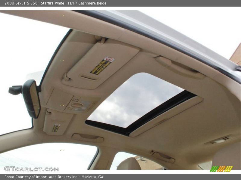 Starfire White Pearl / Cashmere Beige 2008 Lexus IS 350