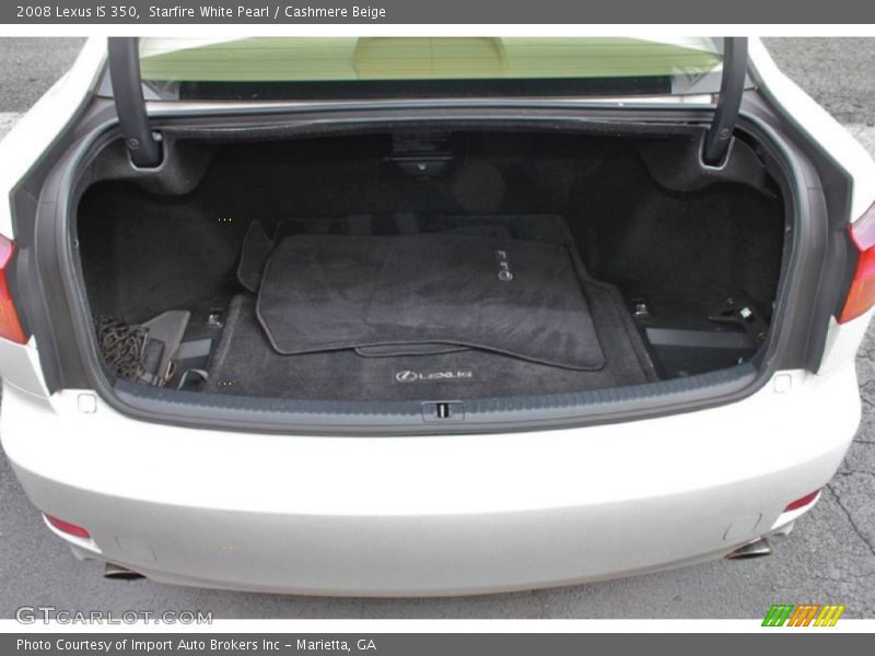 Starfire White Pearl / Cashmere Beige 2008 Lexus IS 350