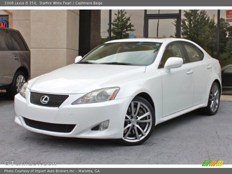 Starfire White Pearl / Cashmere Beige 2008 Lexus IS 350