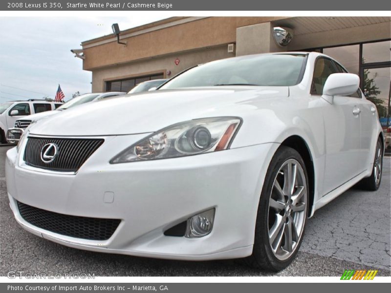 Starfire White Pearl / Cashmere Beige 2008 Lexus IS 350