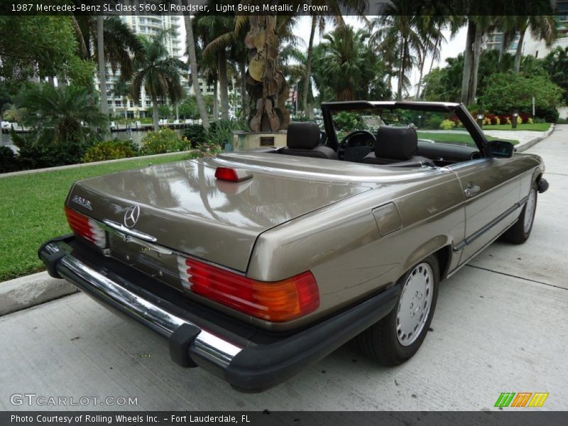  1987 SL Class 560 SL Roadster Light Beige Metallic