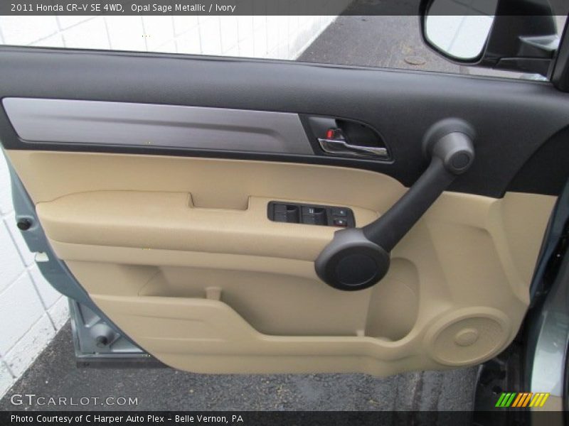 Opal Sage Metallic / Ivory 2011 Honda CR-V SE 4WD