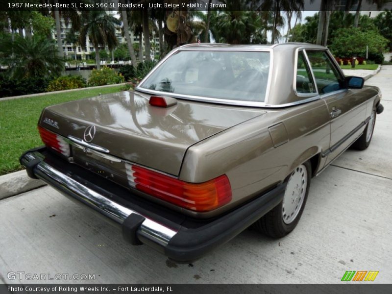  1987 SL Class 560 SL Roadster Light Beige Metallic