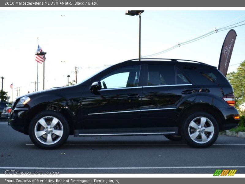 Black / Black 2010 Mercedes-Benz ML 350 4Matic