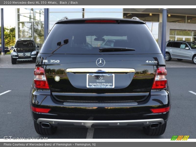 Black / Black 2010 Mercedes-Benz ML 350 4Matic