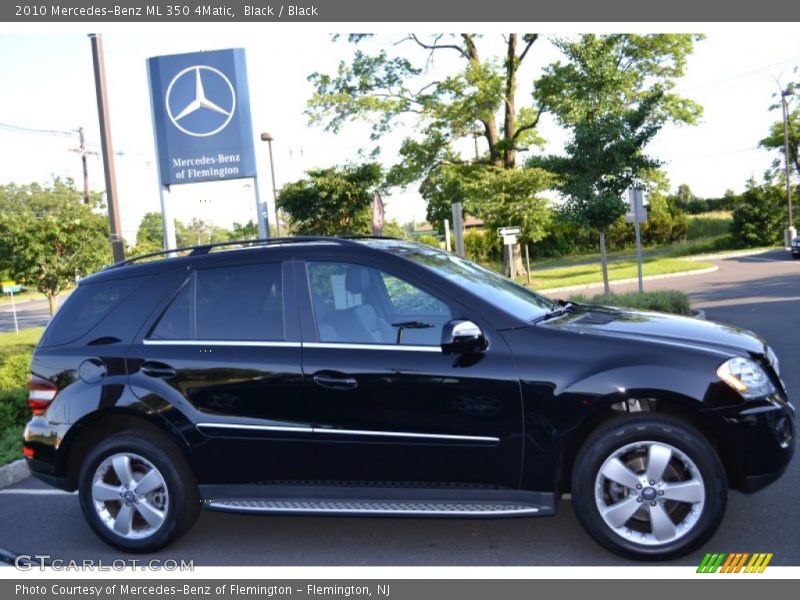 Black / Black 2010 Mercedes-Benz ML 350 4Matic
