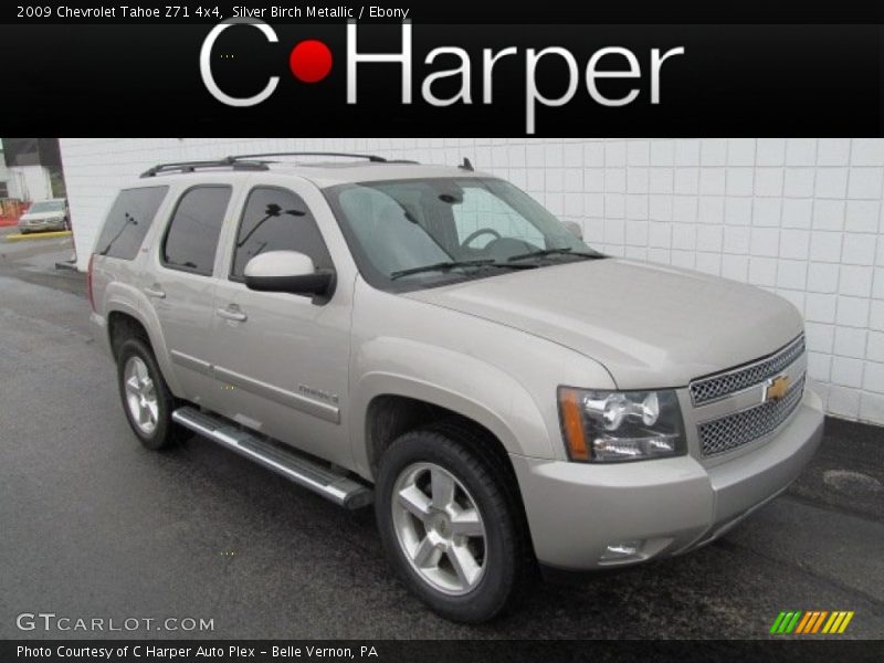 Silver Birch Metallic / Ebony 2009 Chevrolet Tahoe Z71 4x4