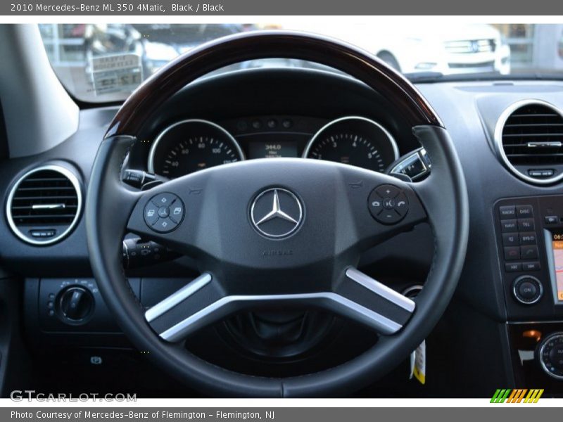 Black / Black 2010 Mercedes-Benz ML 350 4Matic