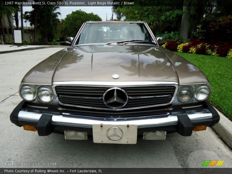  1987 SL Class 560 SL Roadster Light Beige Metallic