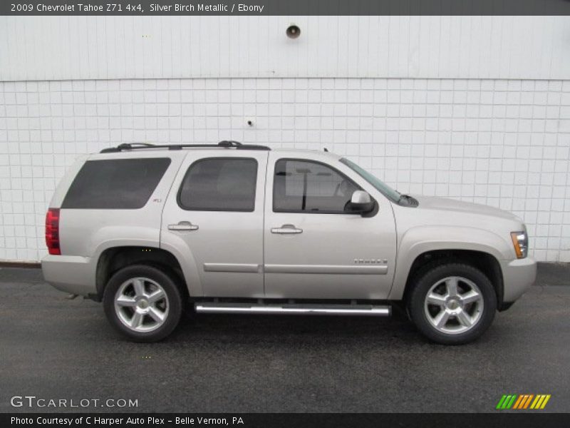 Silver Birch Metallic / Ebony 2009 Chevrolet Tahoe Z71 4x4